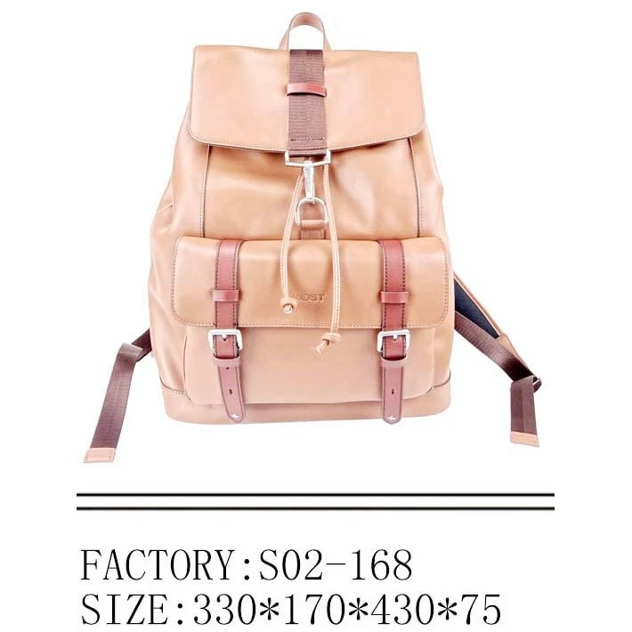 Zaino personalizzato in pelle di vacchetta