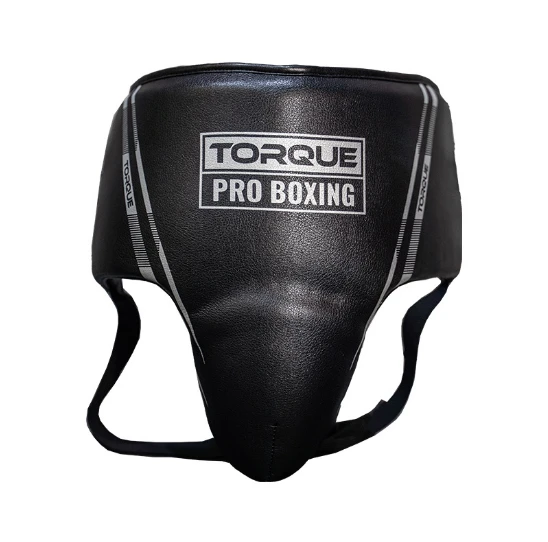 Protezione per l'inguine in pelle da boxe per uomo